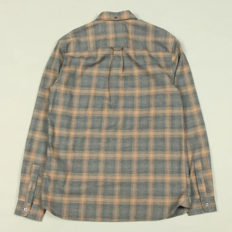 Lyle and Scott Button Down Check Shirt - Jet Black-2